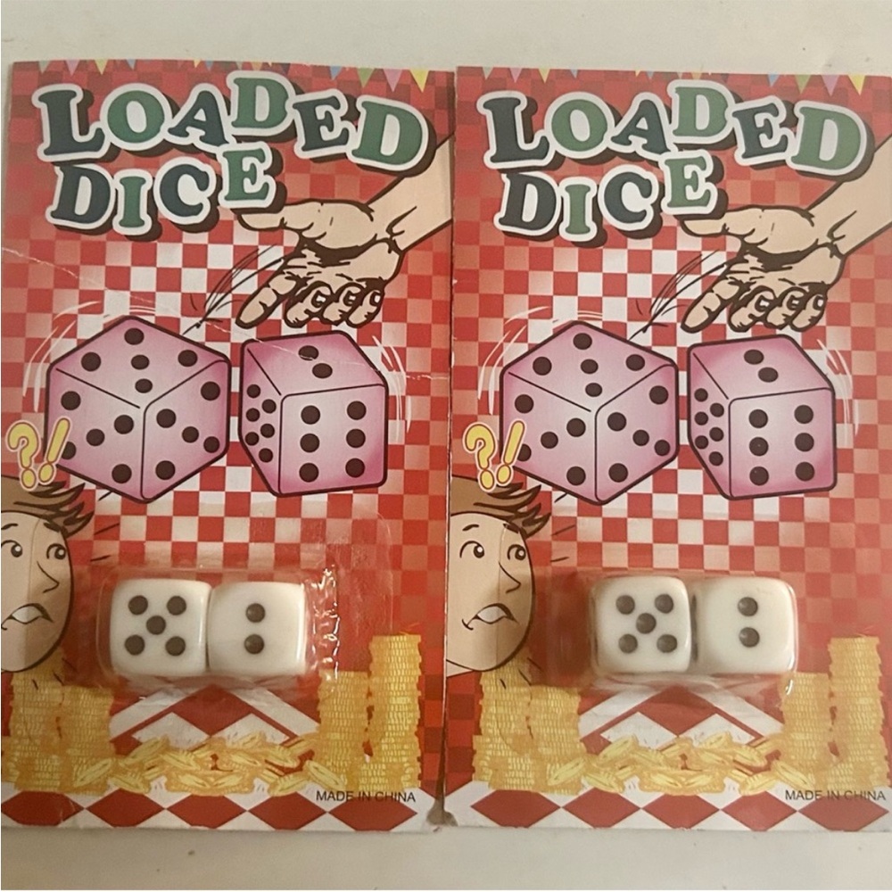 Loaded Dice- gag gift-new in original package